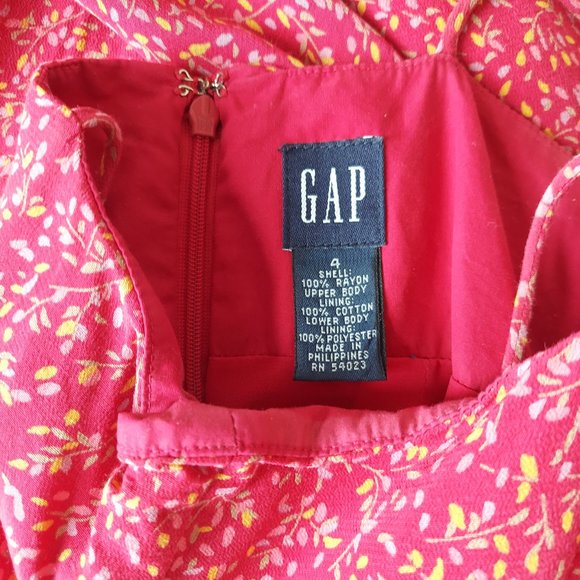 Gap Raspberry Spaghetti Strap Dress - Picture 2 of 8